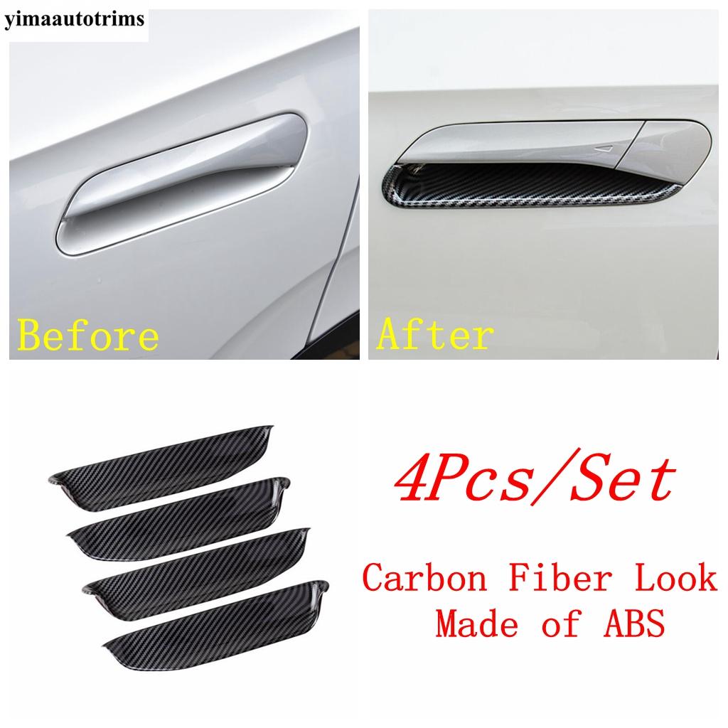 Front Bumper Fog Light Lamp Grille Eyebrow Strip / Outer Door Bowl Cover Trim Accessories For VW Volkswagen ID.4 ID4  - 2025