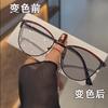 New Arrival Fashionable Photochromic Myopia Glasses Blue Light Filteringweight Glasses Women Cat-eye Lentes Oculos Woman Computer Use Eyewear culos