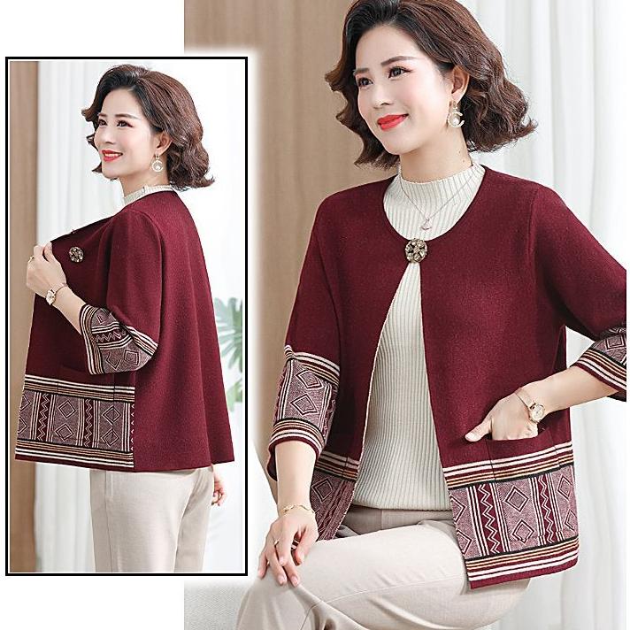 Spring Autumn Women's Knitted Cardigan Sweater Thin Loose Plus Size Knitted Cardigan Jacket Open-front Knitted Coat