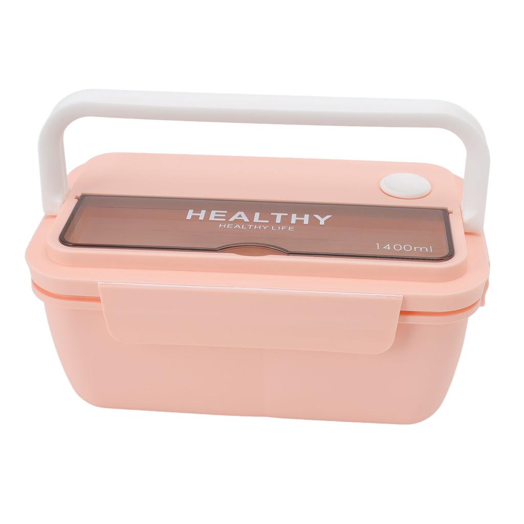 1400ml Pudełko Bento Przenośne z Przegródką Wysokiej Pojemności Bezpieczne do Mikrofalówki Japoński Pojemnik na Lunch dla