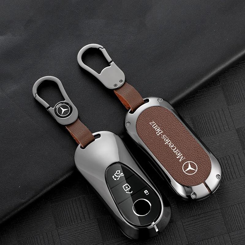 2025 Neue Auto Schlüsselhülle Abdeckung Schlüsselanhänger für Mercedes Benz 2022 C S-Klasse W206 W223 S350 C260 C300 S400 S450 S500 Schutz Auto Acc
