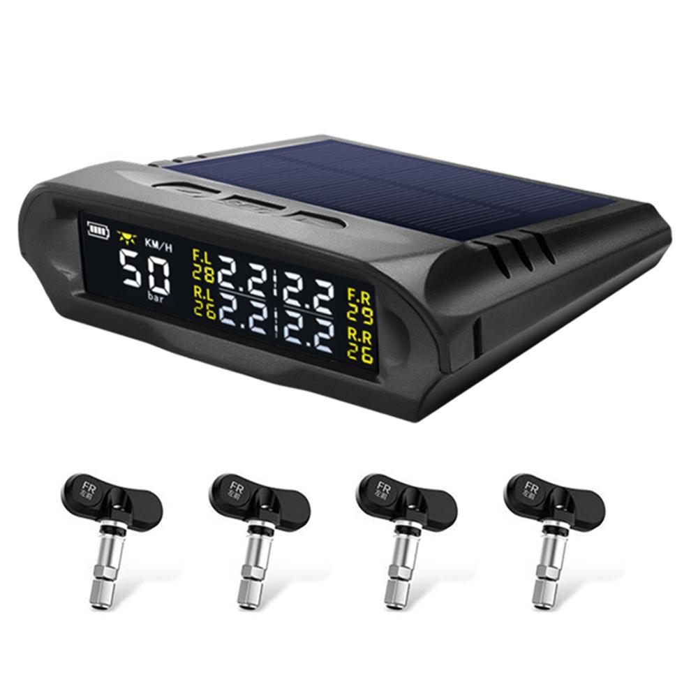 Solar Wireless Headup Display with Tire Pressure Detector GPS Digital Speedometer