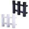 Wall Mounted Fishing Rod Holder Bracket 3 Rods Tube Plastic Boat Fishing Rod Racks