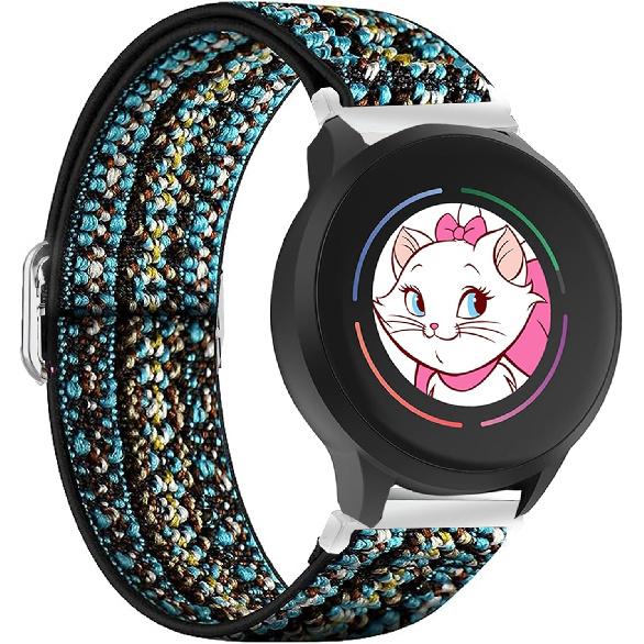 Compatible with iTouch 4 Bands, 20mm Stretch Elastics Nylon Adjustable Replacement Strap Accessories for Men & Women - Compatible for iTouch Sport 4