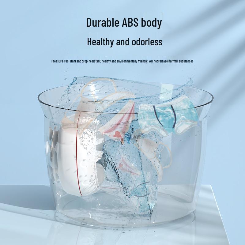Compact Portable Electric Washing Machine for Travel & Dorms