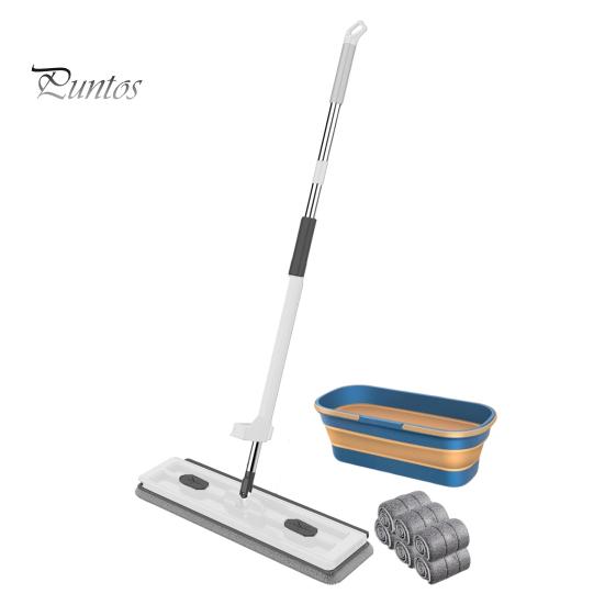 

Набор швабр для уборки без рук с ведром, 6 насадок, нержавеющая сталь, длинная ручка, вращающаяся на 360°, плоская швабра, для влажной и сухой уборки, инъецируемая швабра белый