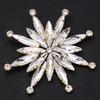 Body Jewelry Rhinestone Brooch Decorative Clothing Chest Flower Irregular Flower Brooch  Party