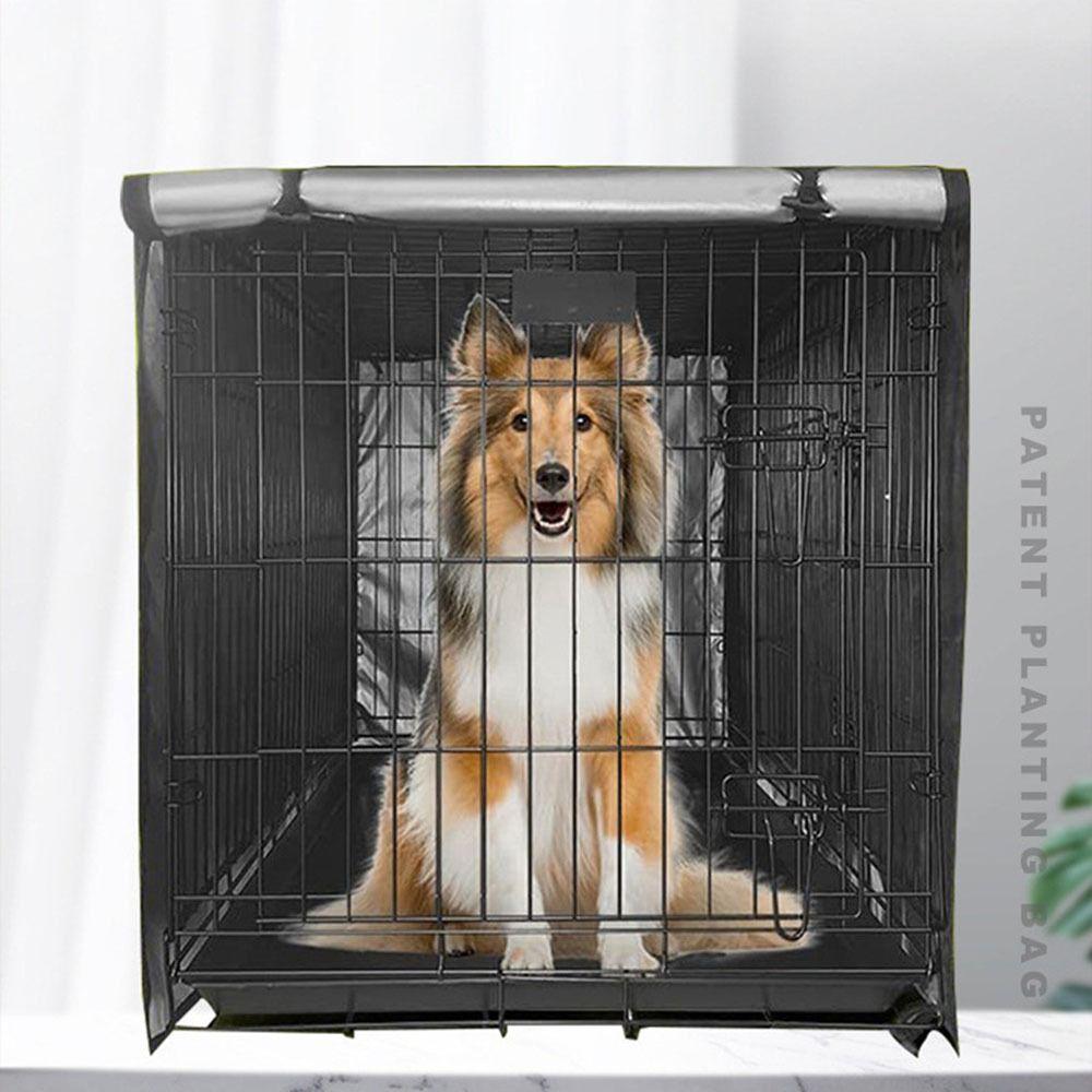 Oxford Cloth Dog Cage Cover Thickened Warm Wire Crate Sun Covers Pet Kennel Cover  Big Dog Kennel