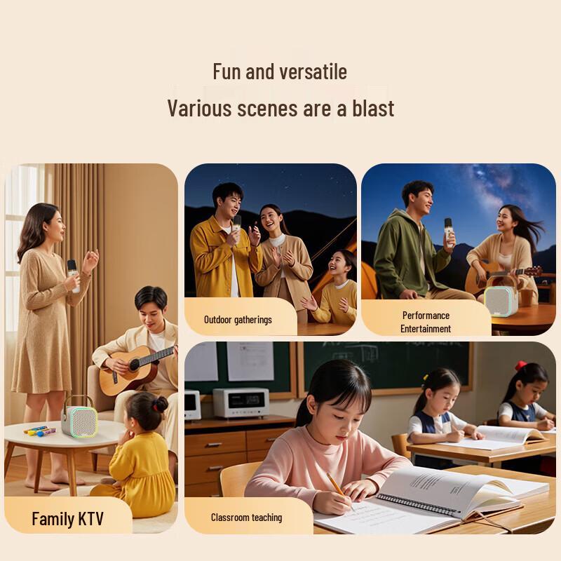 Edifier Q1 Dual-Mic Karaoke Speaker System CN Plug (adapter Included)