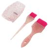 Hair Dye Coloring Kit Professional Home Salon DIY Hair Tinting Bowl Dye Brush Set Styling Tool Pink