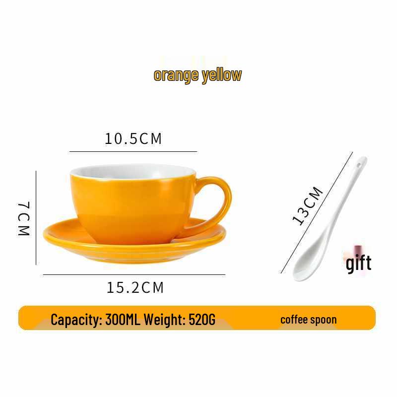 European Ceramic Coffee Set: Professional Latte Art, Cappuccino & Sawada Cups