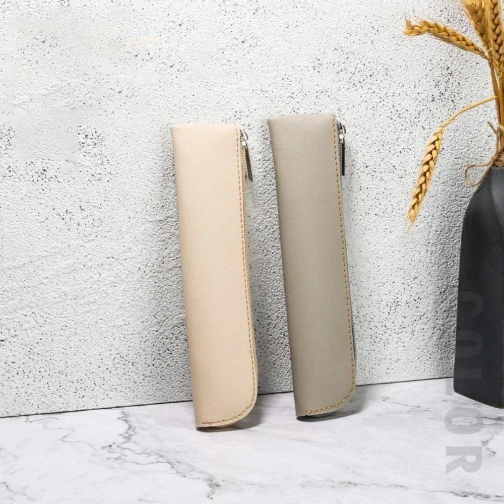 Držák kožená taška na pera PU kožená kapsa na uložení pera Ochranná taška na pero Scrapbook Crafts