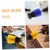 TOPPERFUN 2pcs Clean Brush Head Drill Wheel Cleaning Brush Cleaning Scrub Brush They Detail