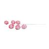 Lifelike Christmas Plush Candy Cane Festival Xmas Tree Garland Ornaments  Home Decoration