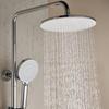 Chrome Waterfall Digital Bathroom Shower Set Brass Hot Cold Waterfall Bathroom Faucet Thermostatic Bathroom Shower System