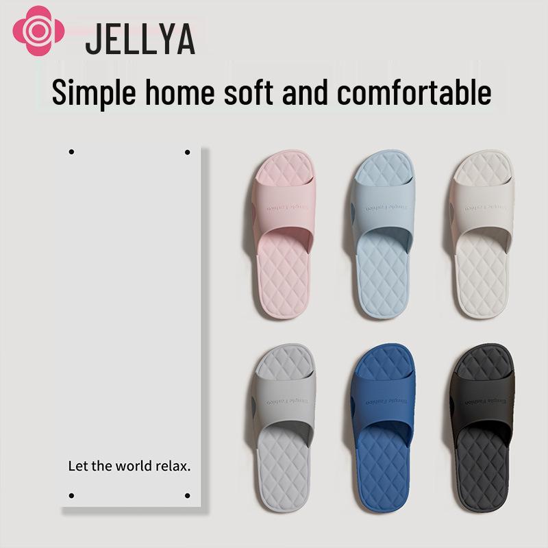 Jieleya Men's Summer Non-Slip Slippers for Bathroom and Outdoor Use - Soft, Wear-Resistant, Casual, and Cool 2025 Edition