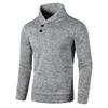 Men's Semi Cardigan Autumn Korean Loose Casual Pullover Jacket Long Sleeved Thin Velvet Sweater