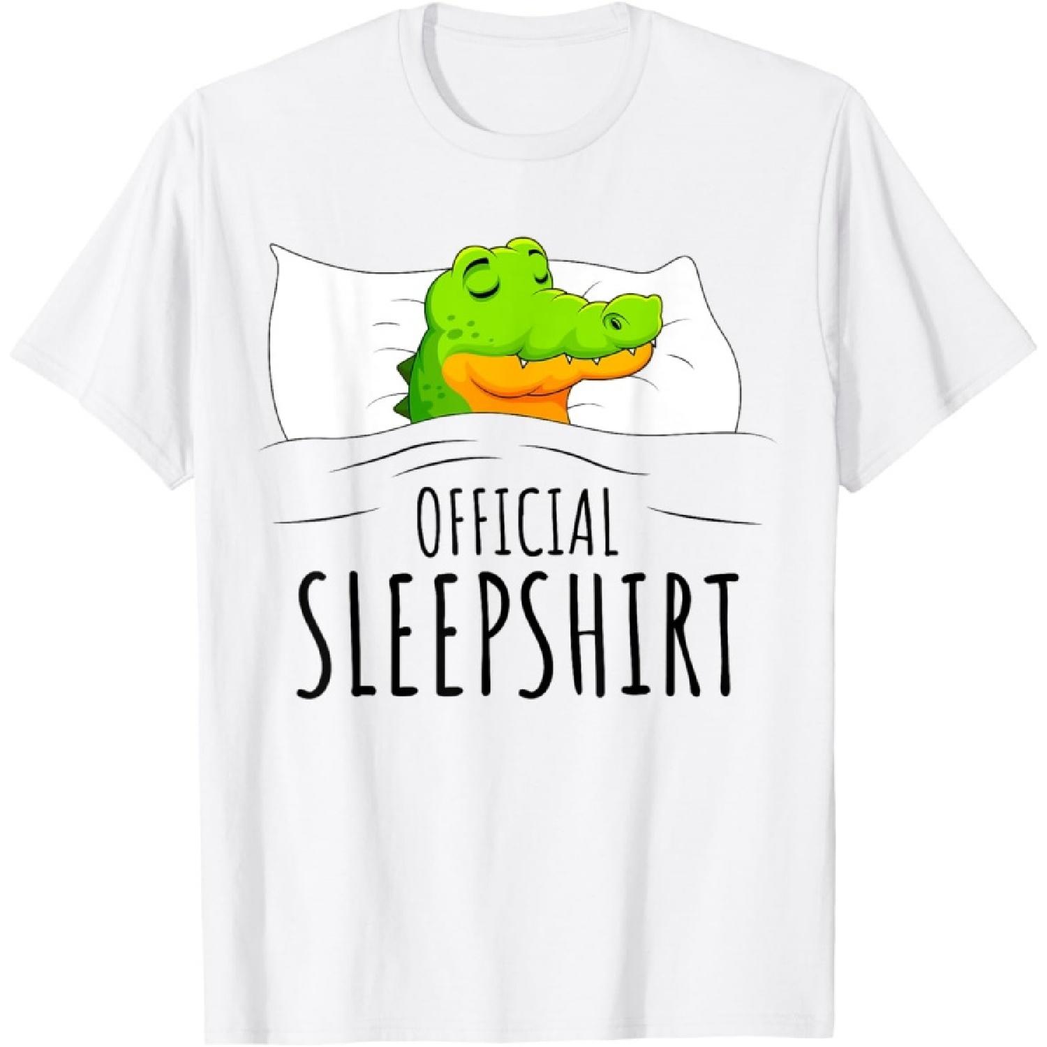Официальная пижамная футболка с крокодилом и аллигатором XXXXXL белый