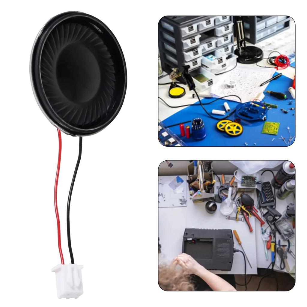 8PCS 8 Ohm 2W Speakers 8OHM Round 28mm Loudspeakers and Small Speakers Compatible with Audio MP3 MP4 Player Speakers