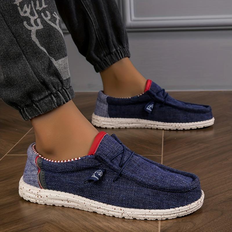 Scarpe da Uomo Tela Mocassini Comode Traspiranti Scarpe Casual da Uomo Scarpe da Guida Scarpe Vulcanizzate Scarpe Basse da Uomo Scarpe da Passeggio da Uomo