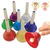 VICHE CATT Musical Bell Hand Bell 8 Tones Musical Instrument Bell Toy Percussion Toy (Large Size)