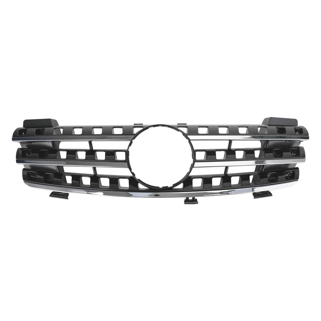 Front Grille Grill Fit Mercedes ML-Class W164 2005-2008 Chrome/Black