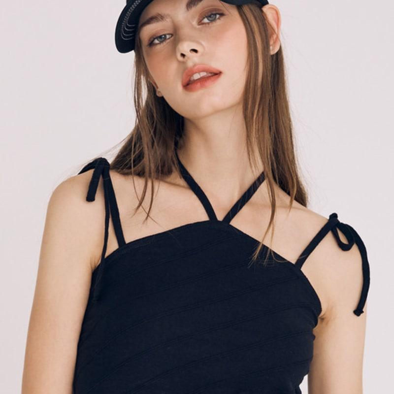 THEFRHT SIGNATURE LOGO STITCH BALL CAP(BLACK)