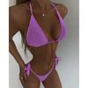 New Sexy Bikini Push Up Women Swimsuits Female Micro Bikini Set Solid Swimwear Bathing Suit Swimming S… More