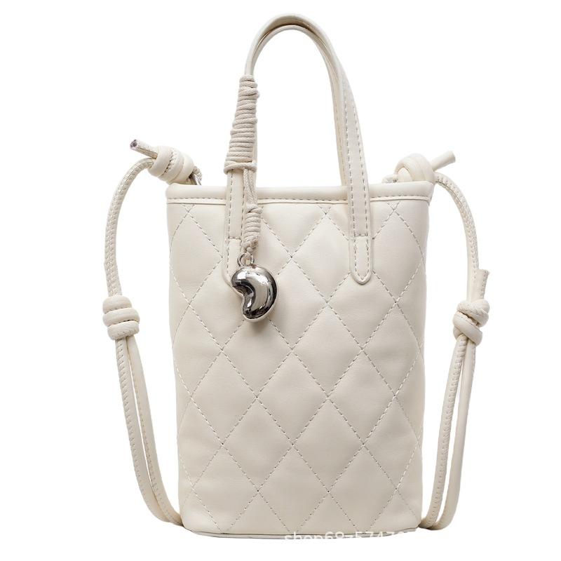 Fashion Diamond Small Bag Women's 2025 New High-end Niche Design Mobile Phone Bag Foreign Style Portable Messenger Bag Tide