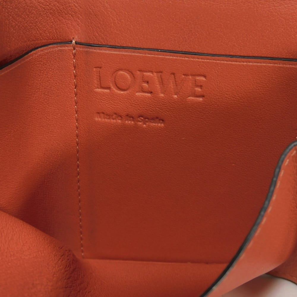 Used 12695 Trifold Wallet C660S26X03 7942 Honey Trio Color Greige Anagram Embossed Light Oat Unisex from Japan AUTHENTIC