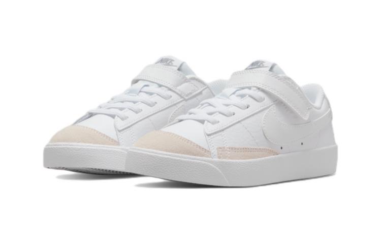 Nike Blazer Low '77 Low Top Skateboard Shoes White Children Aged 3 7 Years Old DA4075-110