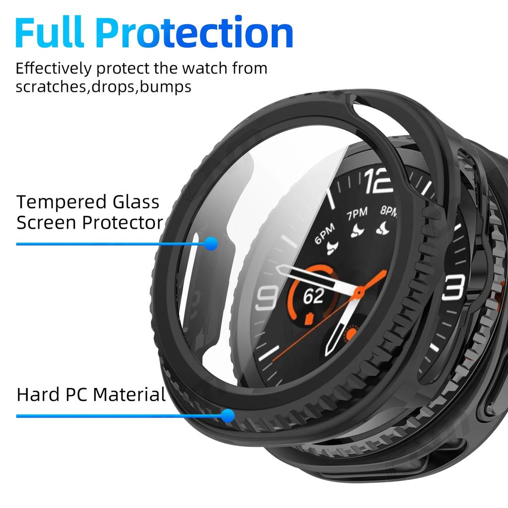 Sklo+Pouzdro pro Samsung Galaxy Watch 8 Classic 40mm 44mm Tvrzené sklo Ochranná fólie na displej & Tvrdý PC Ochranný nárazník Příslušenství