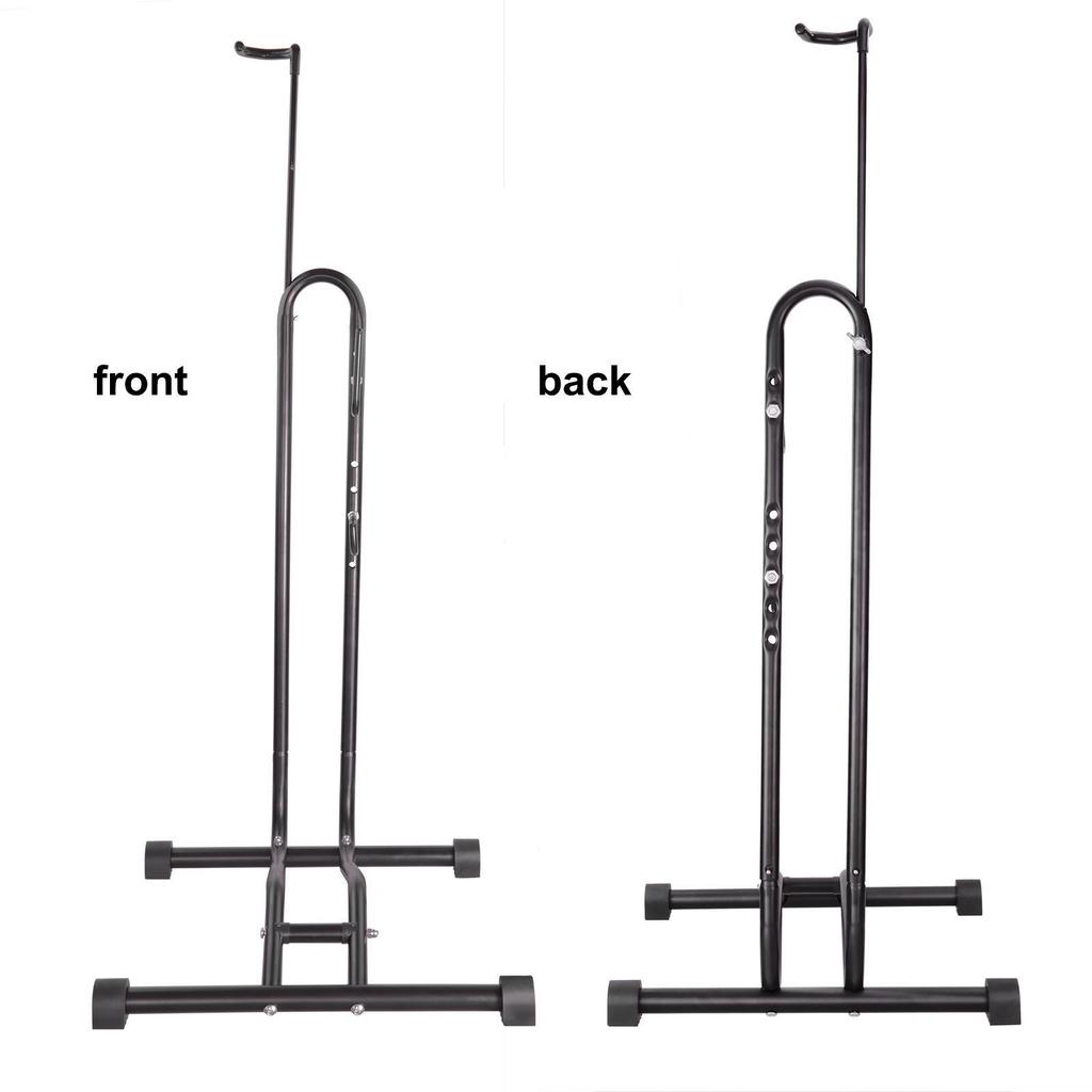 Vertical L-Shaped Bicycle Rack & Display Stand for Mountain Bikes