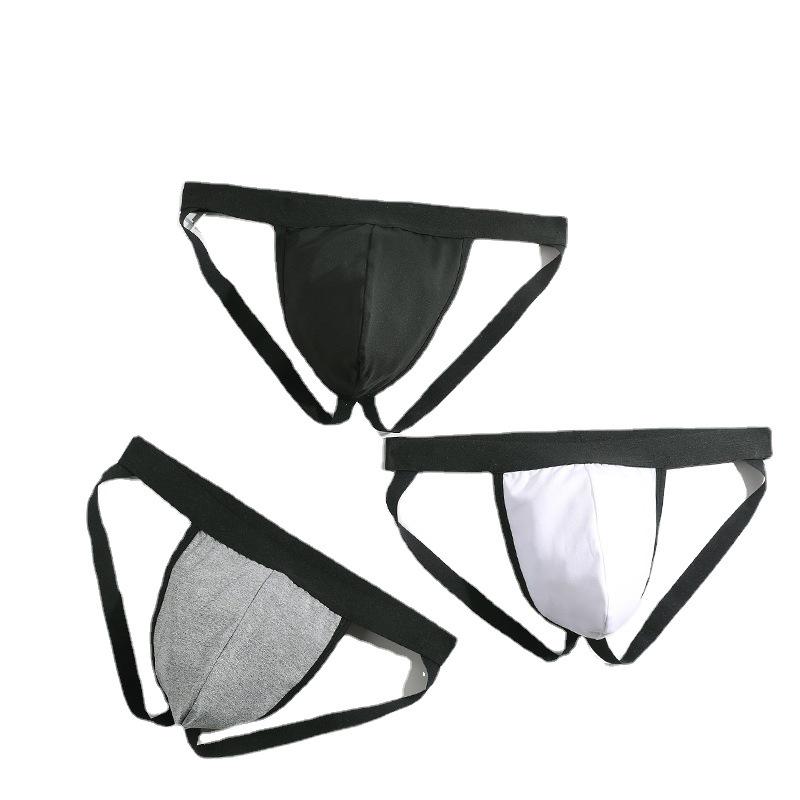 Men's Low Waist Ice Silk Thong: Sexy, Breathable, U-Convex, High Elasticity Underwear