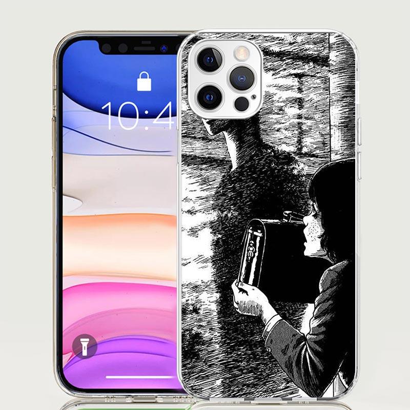 Japanese Horror Comic Anime Phone Case For iPhone 17 Air 16 15 Plus 11 14 Pro Max 13 Mini 12 7 8 + SE Pattern Art Customized Cov