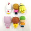 5 Stück/Set Mini Stumble Guys Baby Figuren 2cm Niedliches Modell Zufällige Lieferung Heißes Spiel Figuren Sammelspielzeug Kinder Bestes Weihnachtsgeschenk