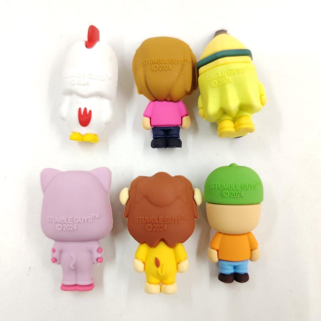 5 Stück/Set Mini Stumble Guys Baby Figuren 2cm Niedliches Modell Zufällige Lieferung Heißes Spiel Figuren Sammelspielzeug Kinder Bestes Weihnachtsgeschenk