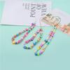 370Pcs/Lot 6mm Flat Round Polymer Clay Beads Chip Disk Loose Spacer Handmade Beads for DIY Jewelry Making Bracelet Necklace
