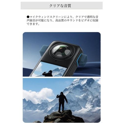 Insta360 X4/X3 Microphone Cover, Noise Reduction Windproof Cotton Windshield Foam, Microphone Sponge, Pack of 6