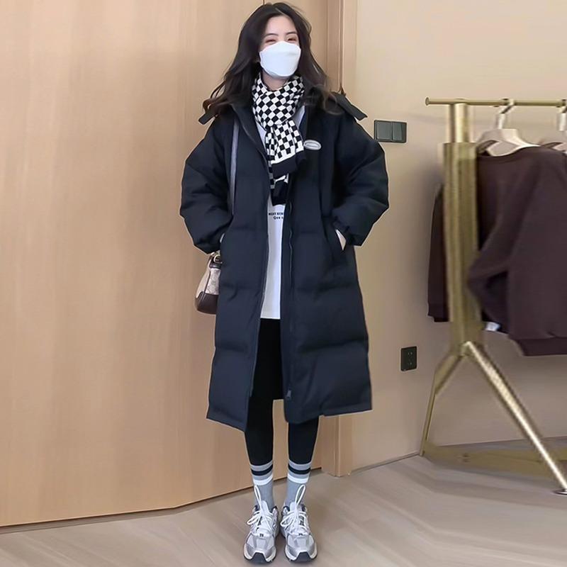 Women's Mid-length Cotton-padded Jacket, New Winter Bread Coat, Thickened Cotton-padded Jacket
