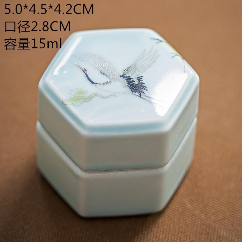 Tea Coffee Sugar Storage Jar China Crafts Decoration Mini Ceramic Jar Kitchen Storage Bottles & Jars Containers Home Decor New