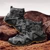 Waterproof Tactical Boots for Men Outdoor Non-slip Rock Climbing Hiking Sneakers Camouflage Work Shoes