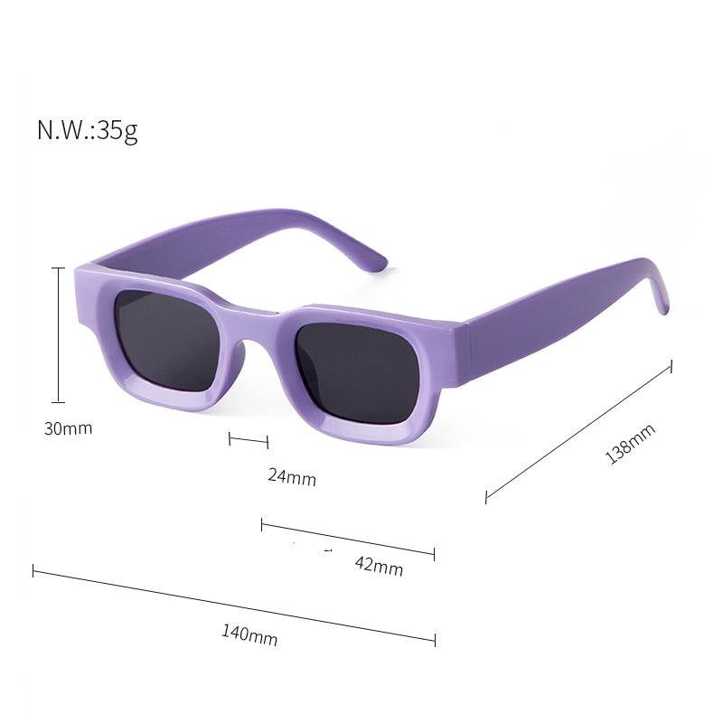 Fashion Small Square Sunglasses for Women Men Retro Trendy Blue Yellow Lens Concave Sun Glasses UV400 Lentes  Mujer S3639N