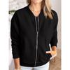 2025 Women's European & American Zip-Up Sport Jacket with Pockets