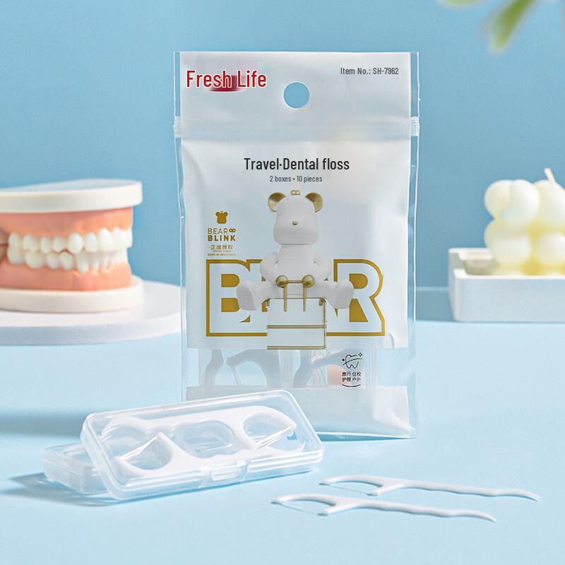 Portable Dental Floss Picks