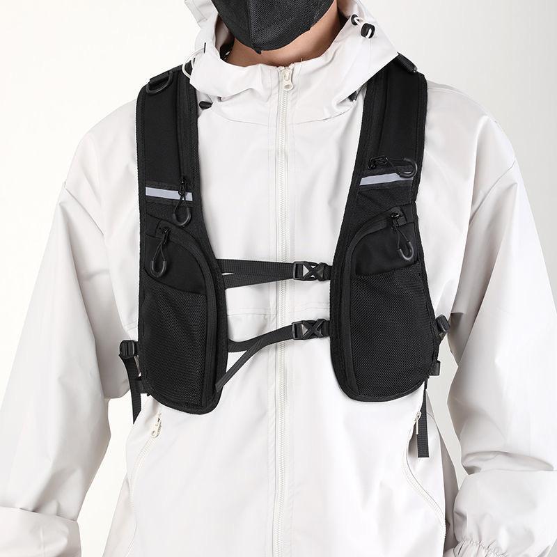 Quick Dry Breathable Running Vest Backpack Lightweight Multi Pockets Reflective for Trail Running Marathon Men Women