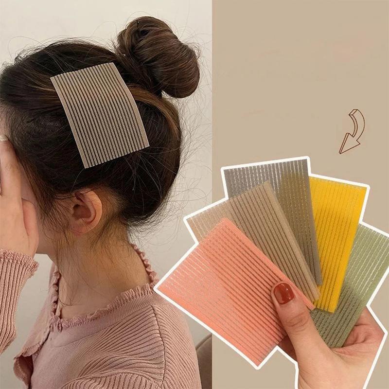 10Pcs Women Wash Face Makeup Velcro Patch Hair Accessories Styling Tool Colorful Sticky Post Magic Paste Posts Hair Sticker Clip