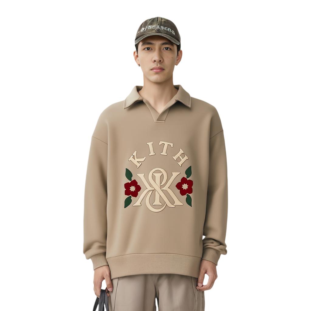 Kith K&K Applique Nelson Collared Rugby KHM032431-210