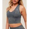 Gymshark Everyday Seamless Washed Crop Tank Gs Onyx Grey Wash B6b8z Gdzd
