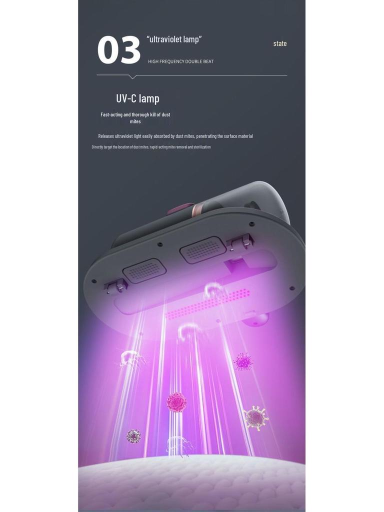 Wireless Handheld UV Mite Remover Vacuum Cleaner